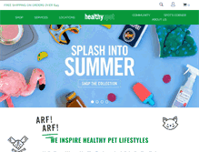 Tablet Screenshot of healthyspot.com
